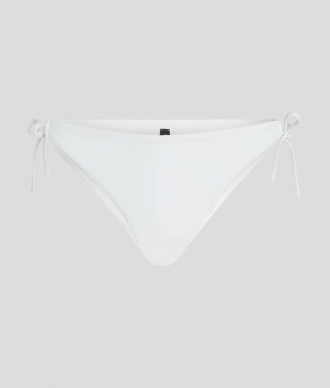 WOMEN'S HOTEL KARL STRING BIKINI BOTTOMS - White