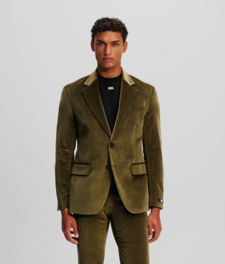 MEN'S TAILORED JACKET - GREEN