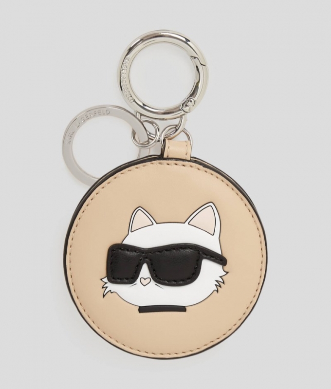 WOMEN'S IKON MIRROR KEYCHAIN - Trench Beige