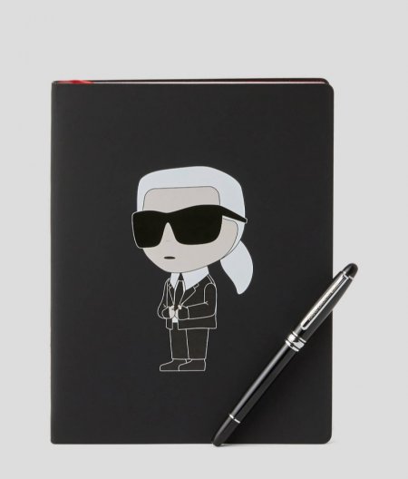 MEN'S IKON NOTEBOOK AND PEN SET - Black